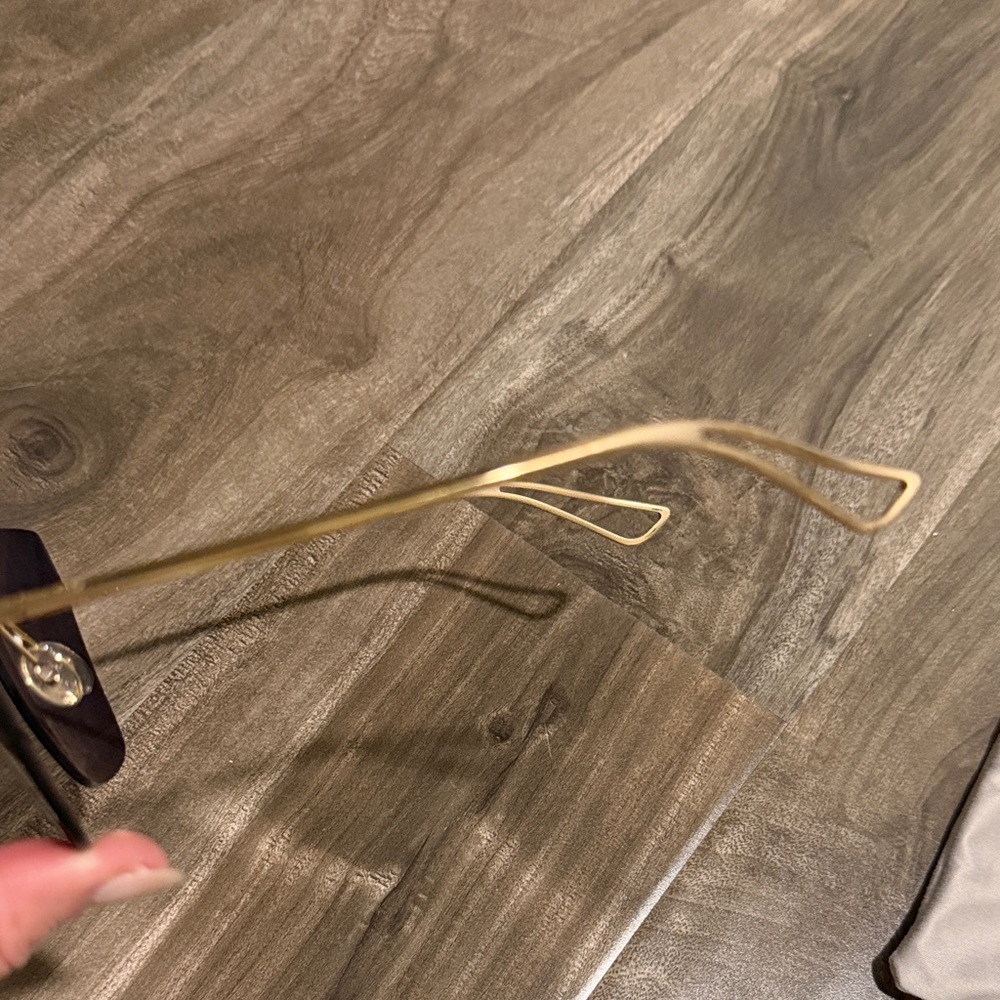 Dior Women's Brown and Gold Sunglasses - Picture 3 of 7